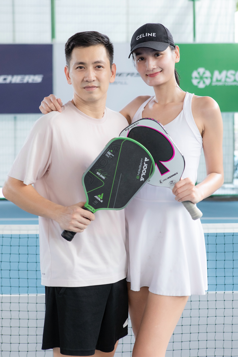 Cặp đôi Lê Thúy - Đỗ An sẵn sàng cho mùa giải Pickleball