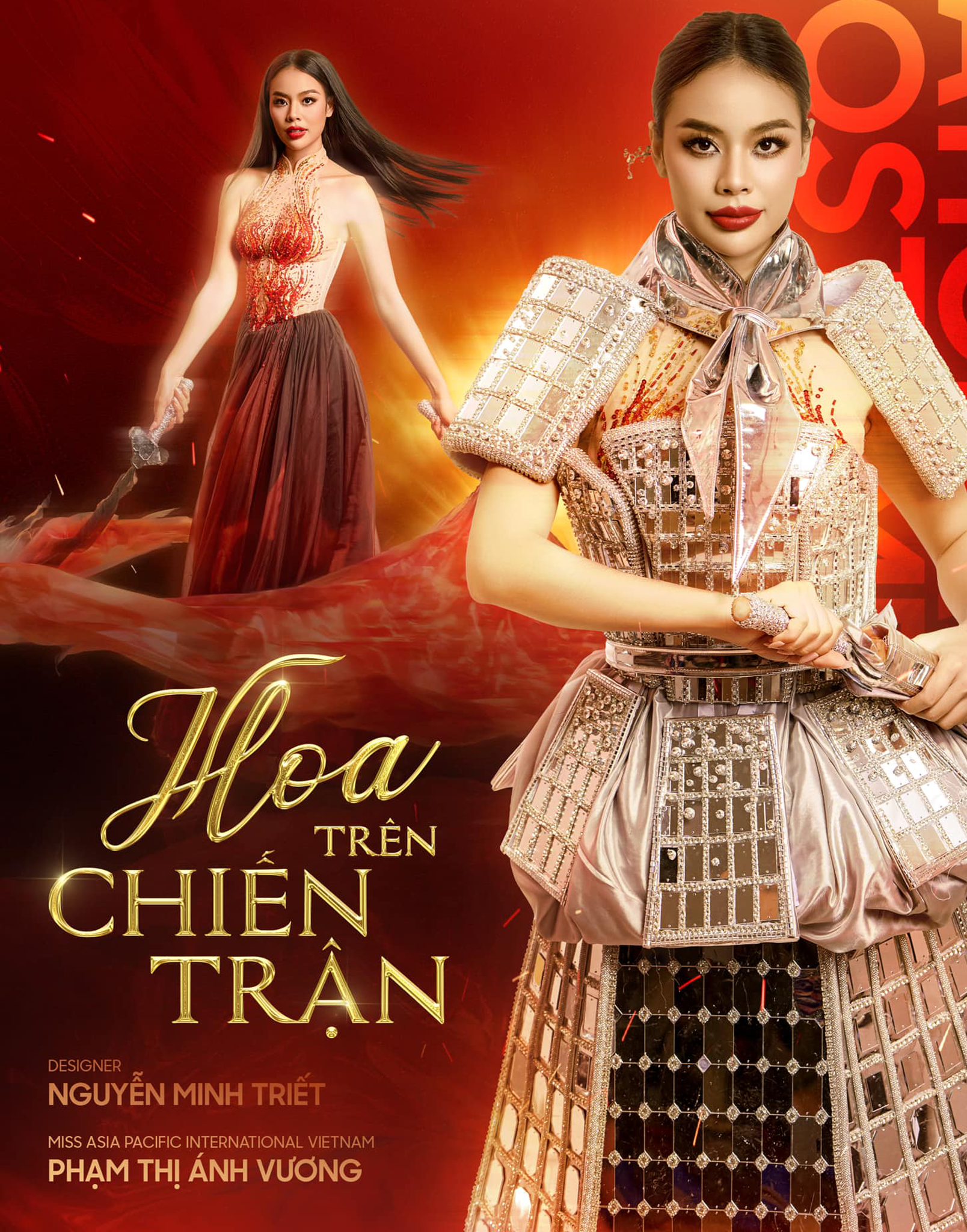 Ánh Vương chiếm trọn giải Best National Costume tại cuộc thi Miss Asia Pacific International 2024 - ảnh 1