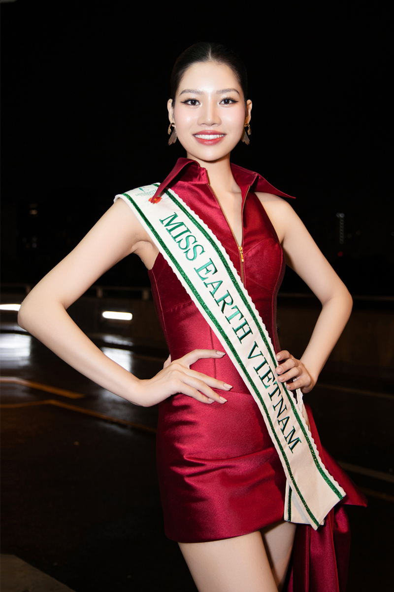 Cao Ngọc Bích chính thức sang Philipines tham dự cuộc thi Miss Earth 2024