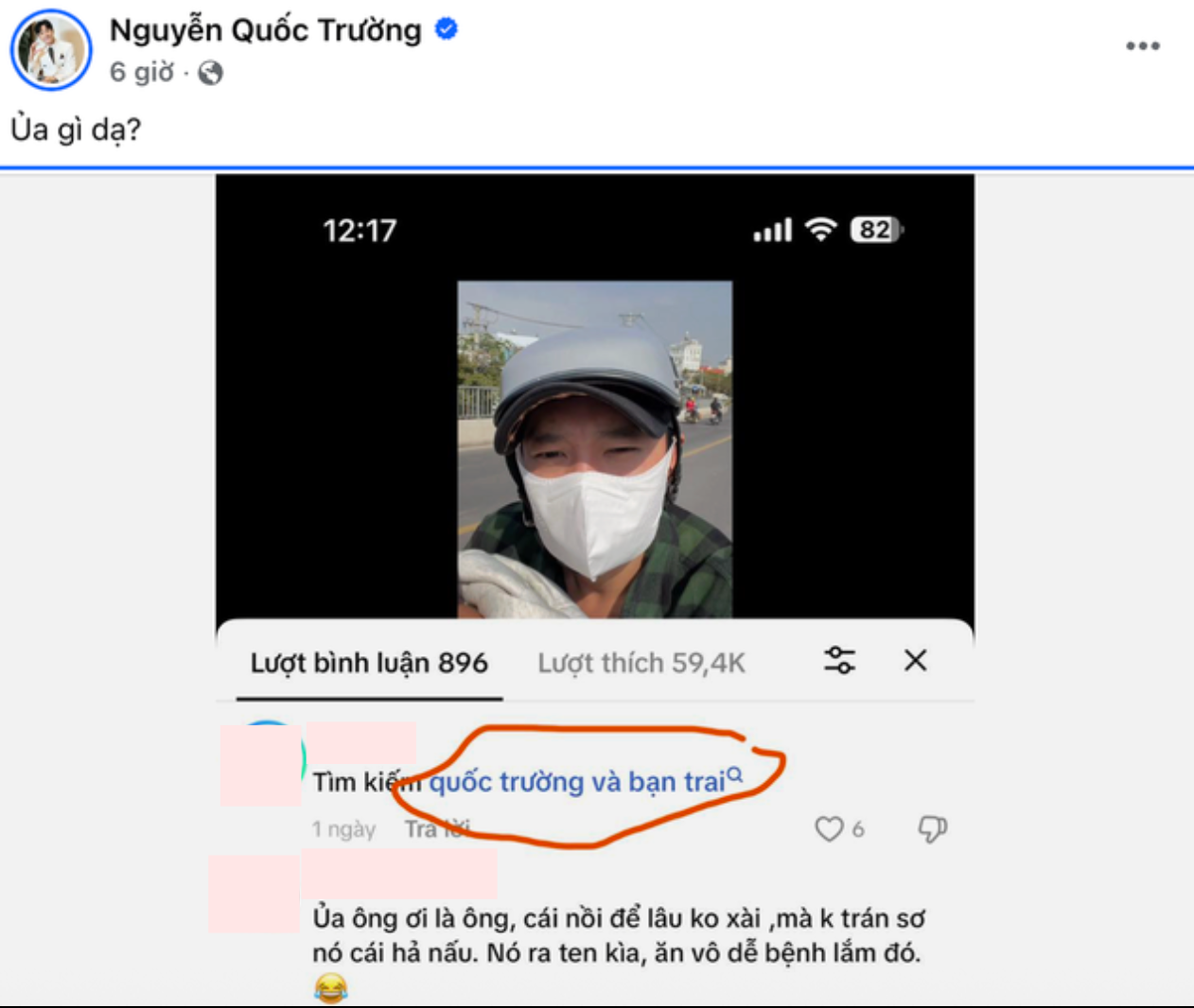 Cụm từ “bạn trai Quốc Trường” bất ngờ lọt top tìm kiếm - ảnh 2