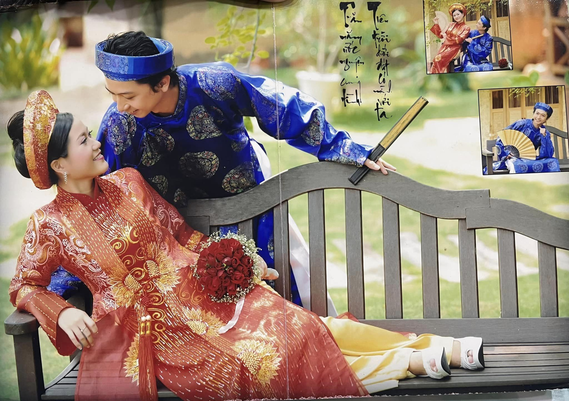 Hứa Minh Đạt tung ảnh cưới với Lâm Vỹ Dạ nhân ngày lễ Tình yêu, CĐM cười ngất với những concept khó đỡ - ảnh 3