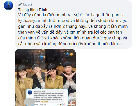 Trịnh Thăng Bình viết tâm thư xin lỗi fan vì lùm xùm liên quan đến Hiền Hồ, khẳng định chỉ là 'đồng nghiệp vô tư' - ảnh 5