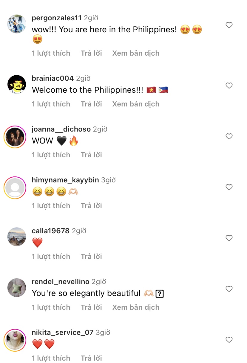 Fan quốc tế chào mừng Hen đến Philippines trên Instagram