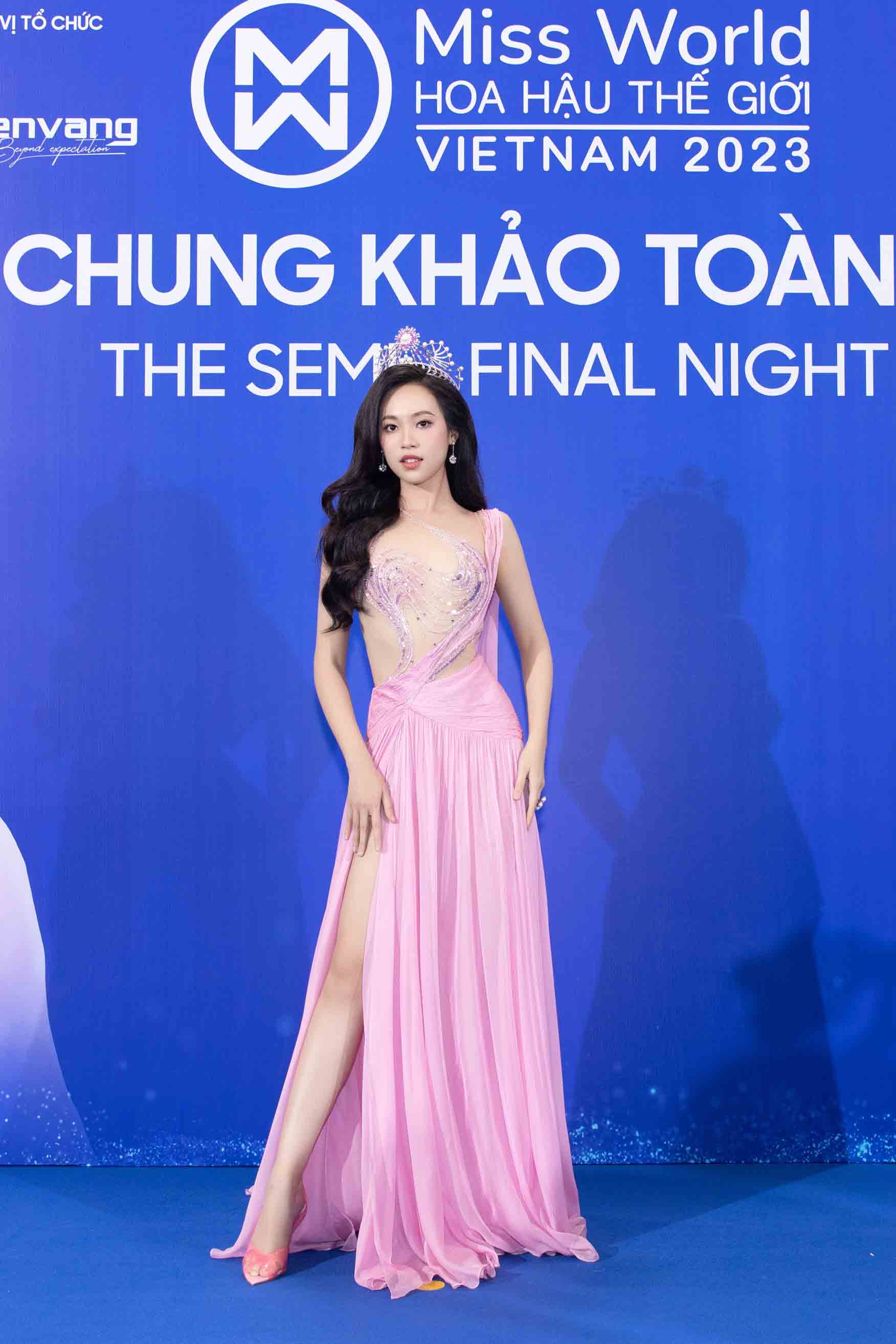 Tiếp đó, nhan sắc ngọt ngào của Á hậu 1 Hoa hậu Việt Nam 2022 Trịnh Thuỳ Linh gây thương nhớ đến các người hâm mộ sắc đẹp.