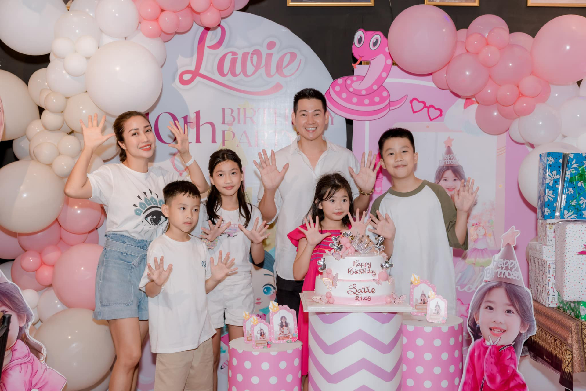 Phùng Ngọc Huy tổ chức sinh nhật hoành tráng cho con gái Lavie. Ảnh: FBNV