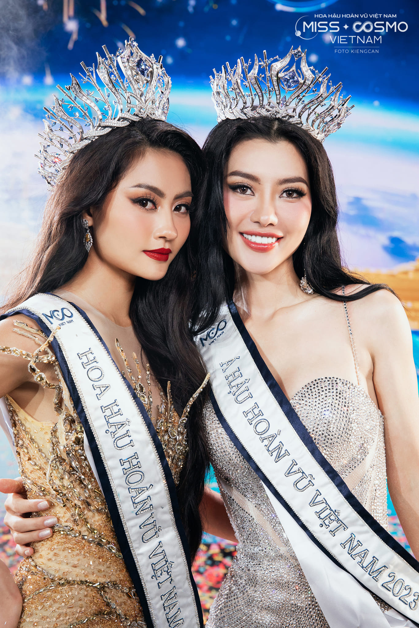 Xuân Hạnh đăng quang 'Miss Cosmo Vietnam 2023' nhận về nhiều phản ứng trái chiều. Ảnh: FBNV