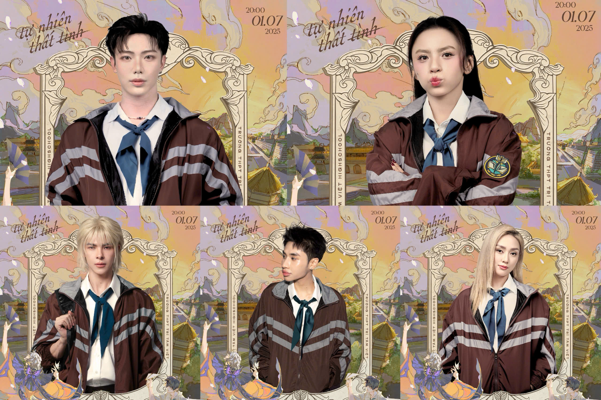 Nguyễn Trần Trung Quân tung loạt poster MV mới: Dàn cameo khủng, visual học đường mãn nhãn - ảnh 1
