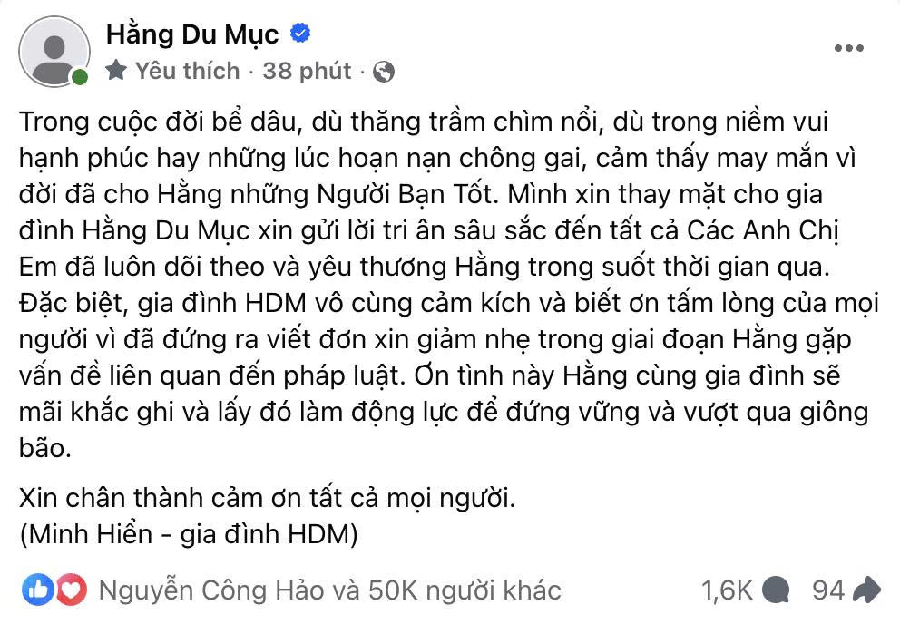 Lần đầu sau nhiều tháng im lặng, gia đình Hằng Du Mục gửi lời đến cộng đồng mạng sau ồn ào kẹo Kera - ảnh 1