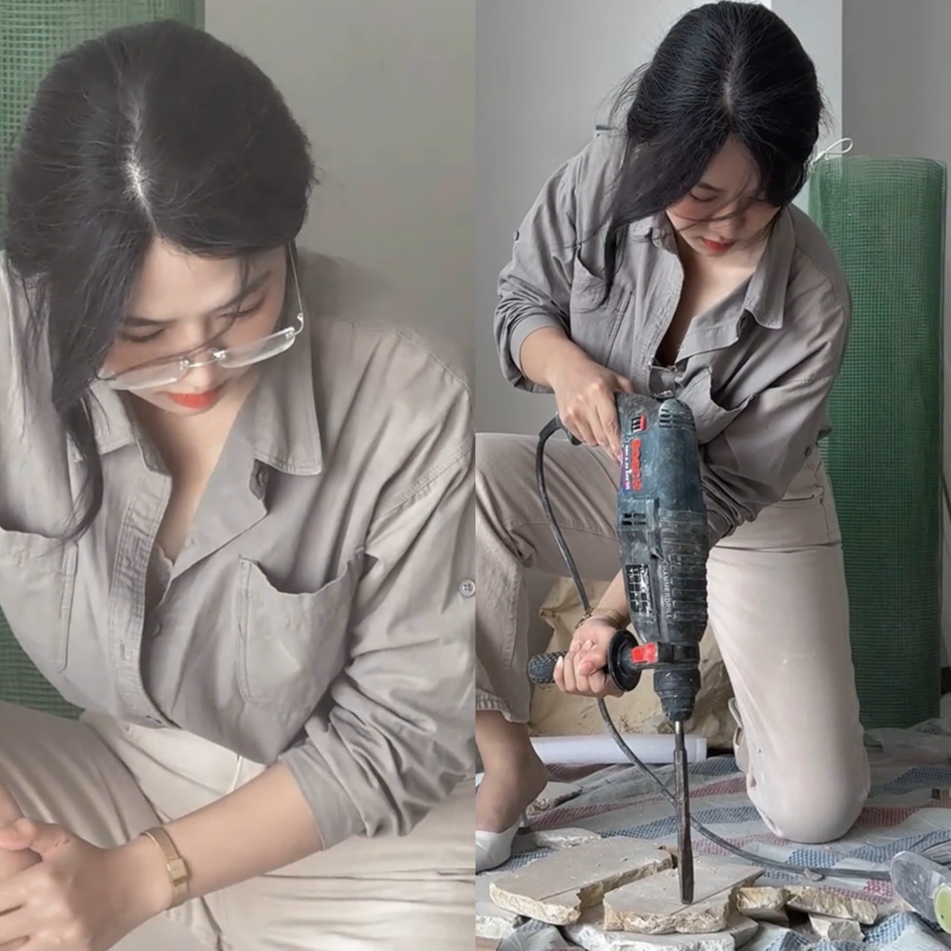Lê Bống bị cộng đồng mạng phẫn nộ khi mang giày cao gót, áo hở nút thiết kế nhà - ảnh 2