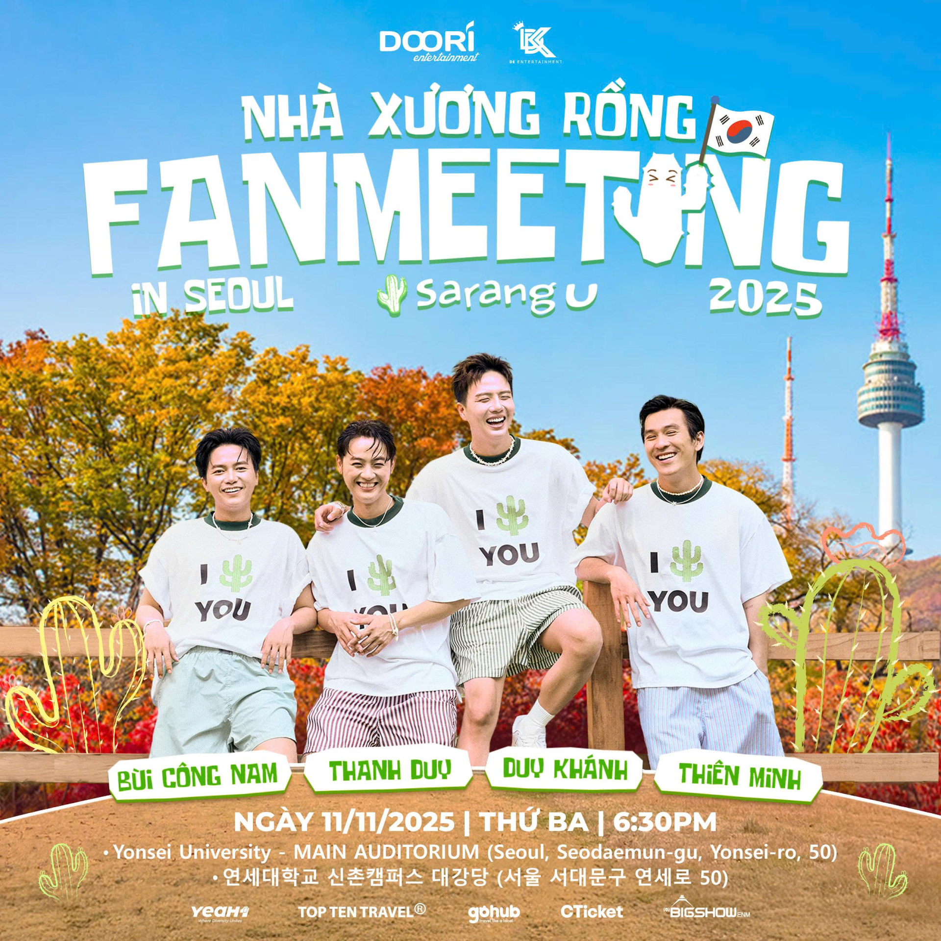 Nhà Xương Rồng “đánh úp” người hâm mộ bằng fan meeting tại Seoul Hàn Quốc: Bước tiến mới trên hành trình quốc tế - ảnh 1
