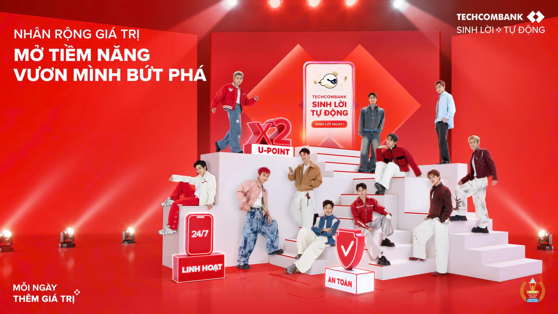 Techcombank không chỉ là nhà đồng đầu tư mà còn là “điểm tựa” cho các nghệ sĩ trẻ trên chặng đường chinh phục ước mơ.