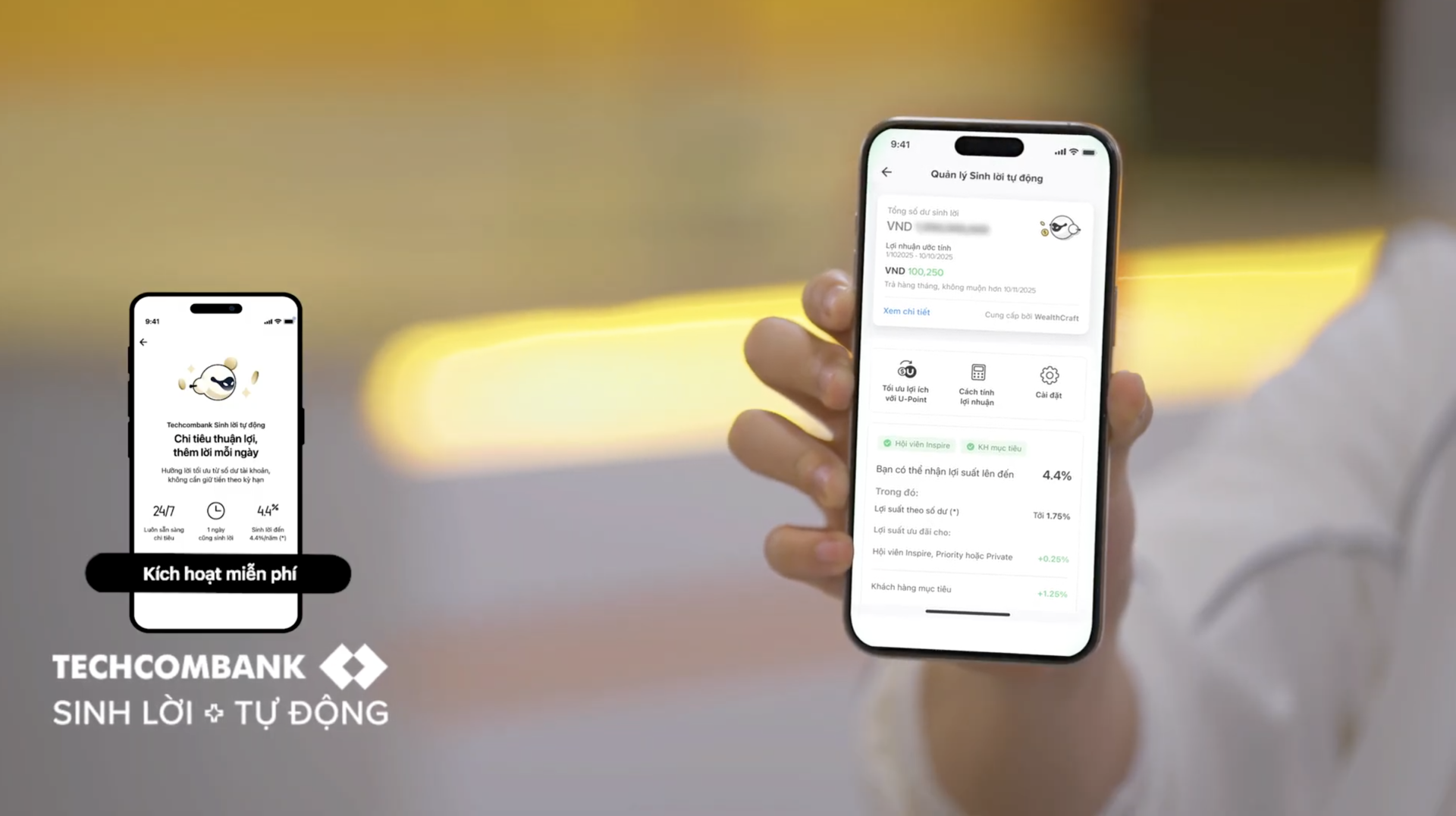 Techcombank Sinh Lời Tự động đồng hành cùng giới trẻ quản lý tài chính hiệu quả