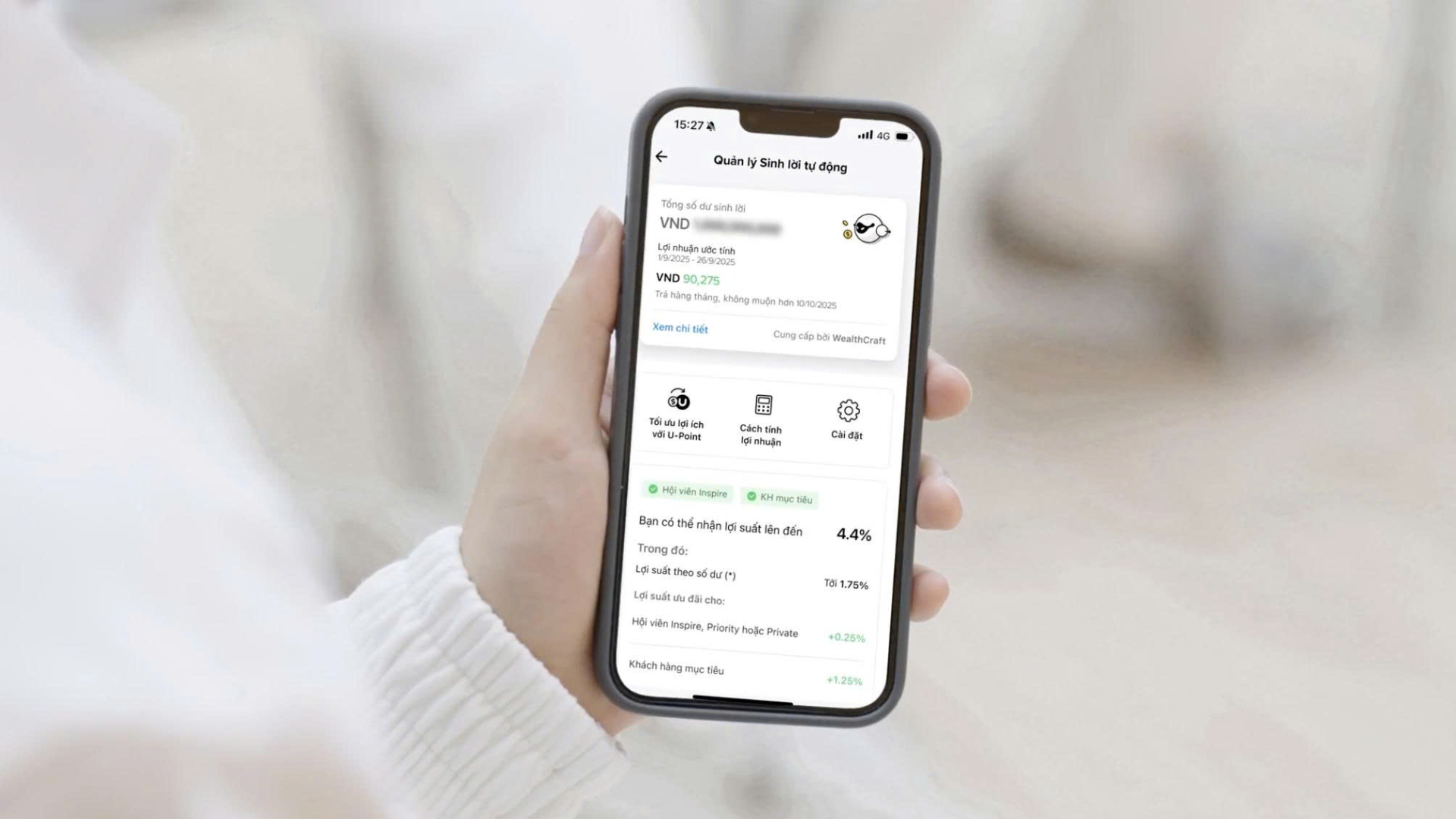 Techcombank Sinh Lời Tự Động đồng hành cùng Tân Binh quản lý tài chính