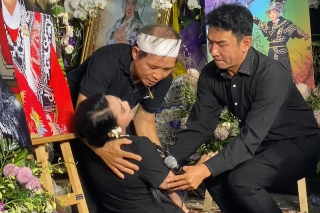 Bị nói 'diễn sâu' khi ngất xỉu tại đám tang NSƯT Vũ Linh, Ngọc Huyền lên tiếng: 'Họ không hiểu được tình cảm của tôi' - ảnh 3