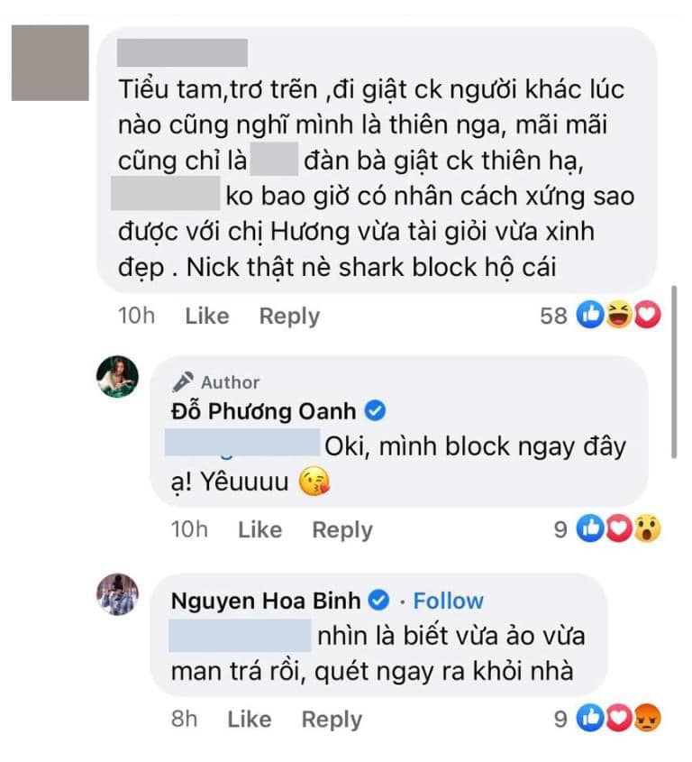 Phương Oanh tuyên bố block khi bị gọi là 'tiểu tam', Shark Bình có màn bênh vực bạn gái cực gắt - ảnh 3