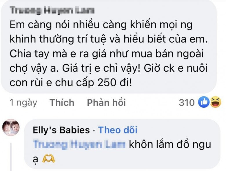 Elly Trần nói lý do yêu cầu chồng cũ chu cấp 250 triệu/tháng để nuôi 2 con, dân mạng phản ứng ra sao? - ảnh 4