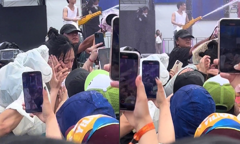 Nữ ca sĩ ôm hôn fan nữ ngay trên sân khấu, bất ngờ nhất là phản ứng của người hâm mộ - ảnh 3