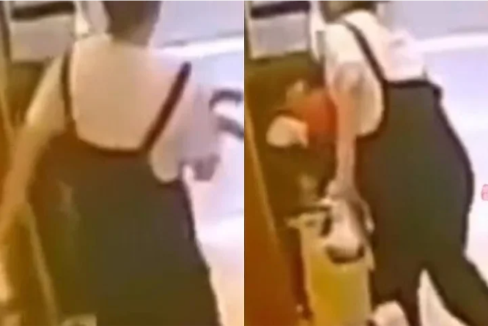 Kéo vali vào trong thang máy, người phụ nữ bị camera ghi lại tội ác đáng sợ - ảnh 6