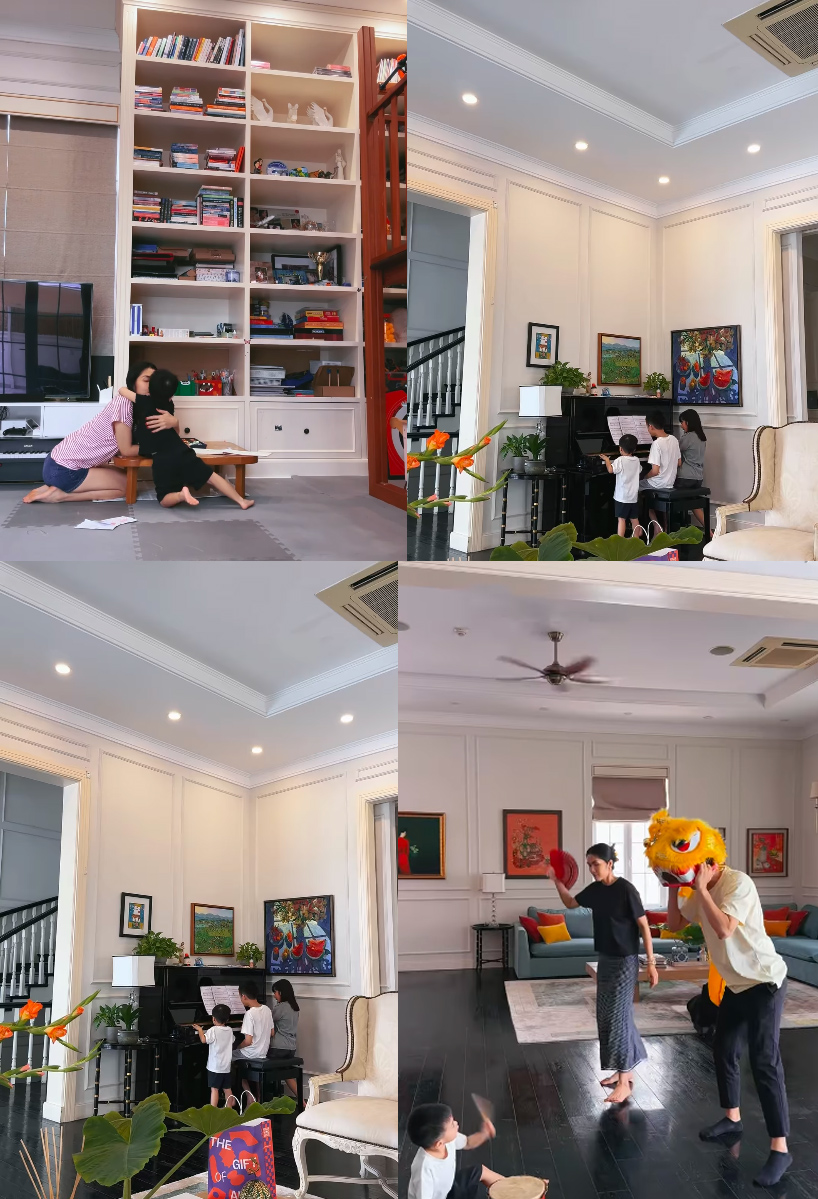Dâu hào môn Tăng Thanh Hà hiếm hoi hé lộ không gian sống ngày giáp Tết - ảnh 1