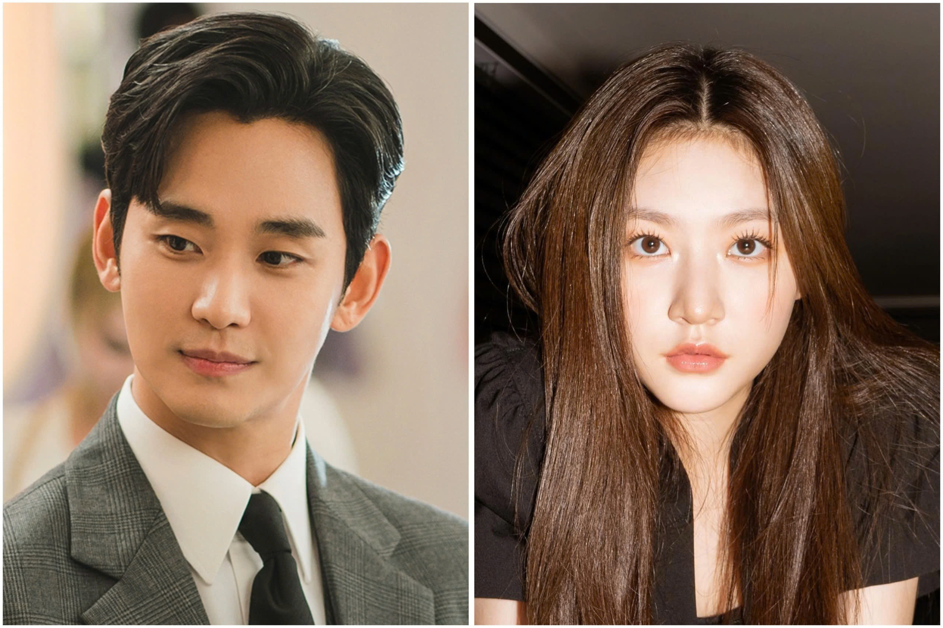 Kim Soo Hyun được cho là đã hẹn hò với Kim Sae Ron từ khi cô mới 15 tuổi. (ẢNH: TVN, INSTAGRAM NV)