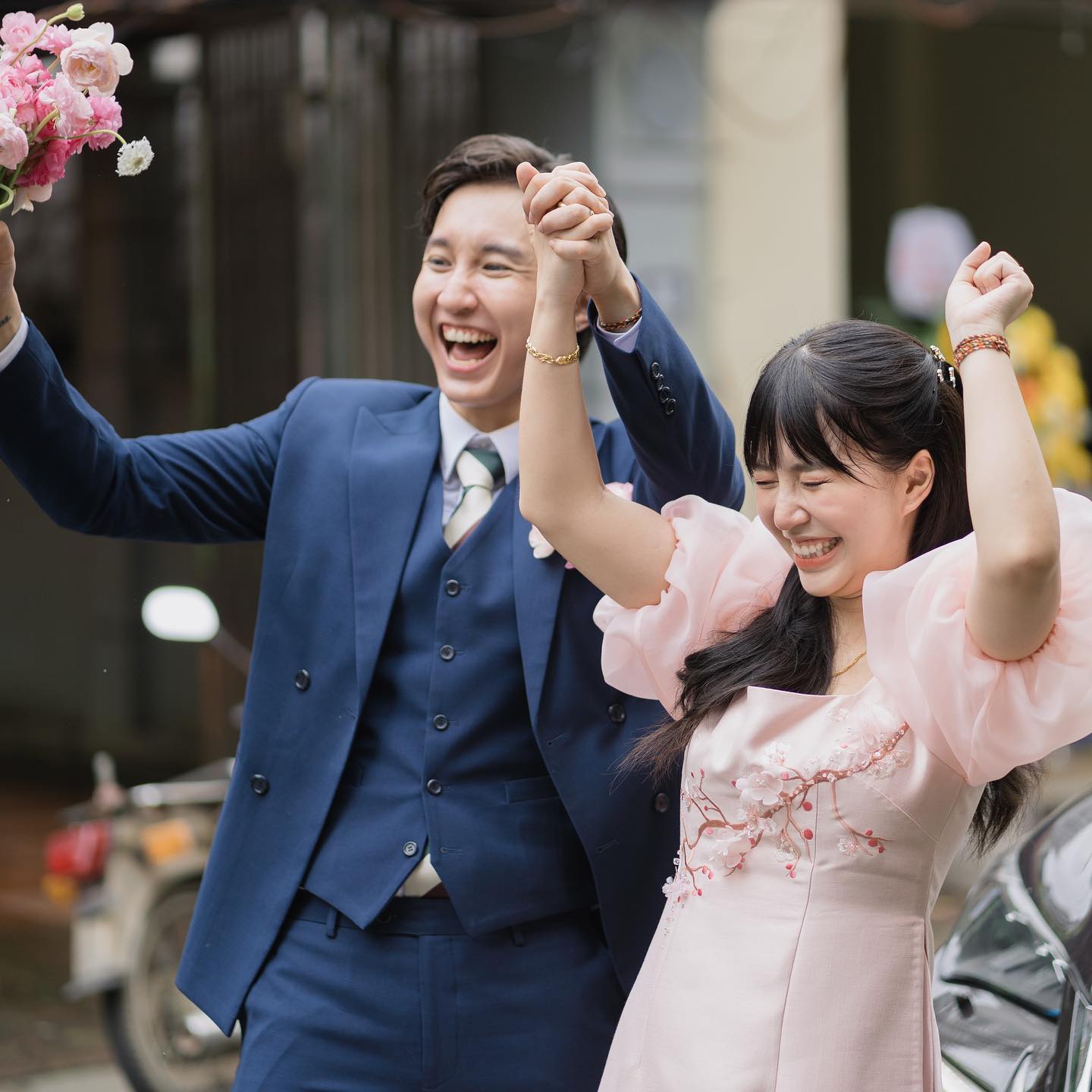 Cặp đôi Vbiz “đánh nhanh thắng nhanh” nhất năm 2022, đầu năm công khai hẹn hò, cuối năm cưới rồi có con luôn - ảnh 4