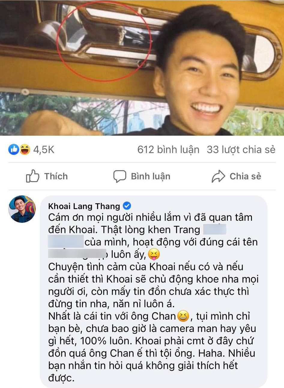 Khoai Lang Thang lên tiếng về tin đồn yêu đồng giới, làm rõ mối quan hệ với Chan La Cà - ảnh 3