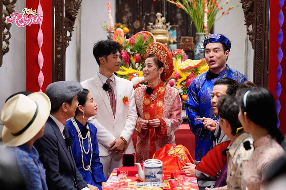 'Hình cưới' nét căng của Puka và Gin Tuấn Kiệt, chính chủ cũng ngỡ ngàng vì bị gả trên truyền hình ba má không biết - ảnh 1