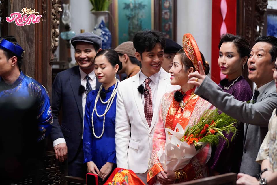 'Hình cưới' nét căng của Puka và Gin Tuấn Kiệt, chính chủ cũng ngỡ ngàng vì bị gả trên truyền hình ba má không biết - ảnh 2