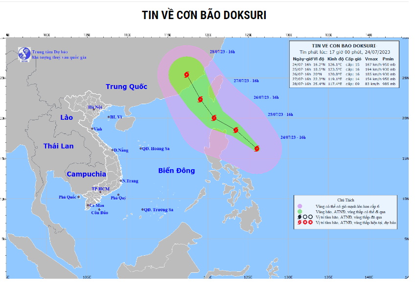 Vì sao TP.HCM mưa dông vào buổi sáng, có ảnh hưởng từ cơn bão Doksuri? - ảnh 2