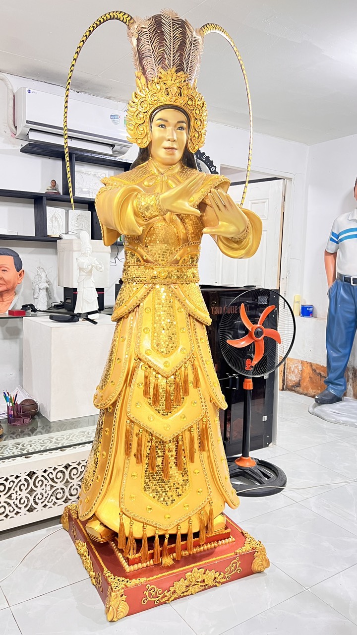 Con gái Hồng Loan đúc tượng vàng cho cố NSUT Vũ Linh, thông báo làm thiện nguyện giữa ồn ào tranh chấp tài sản - ảnh 1