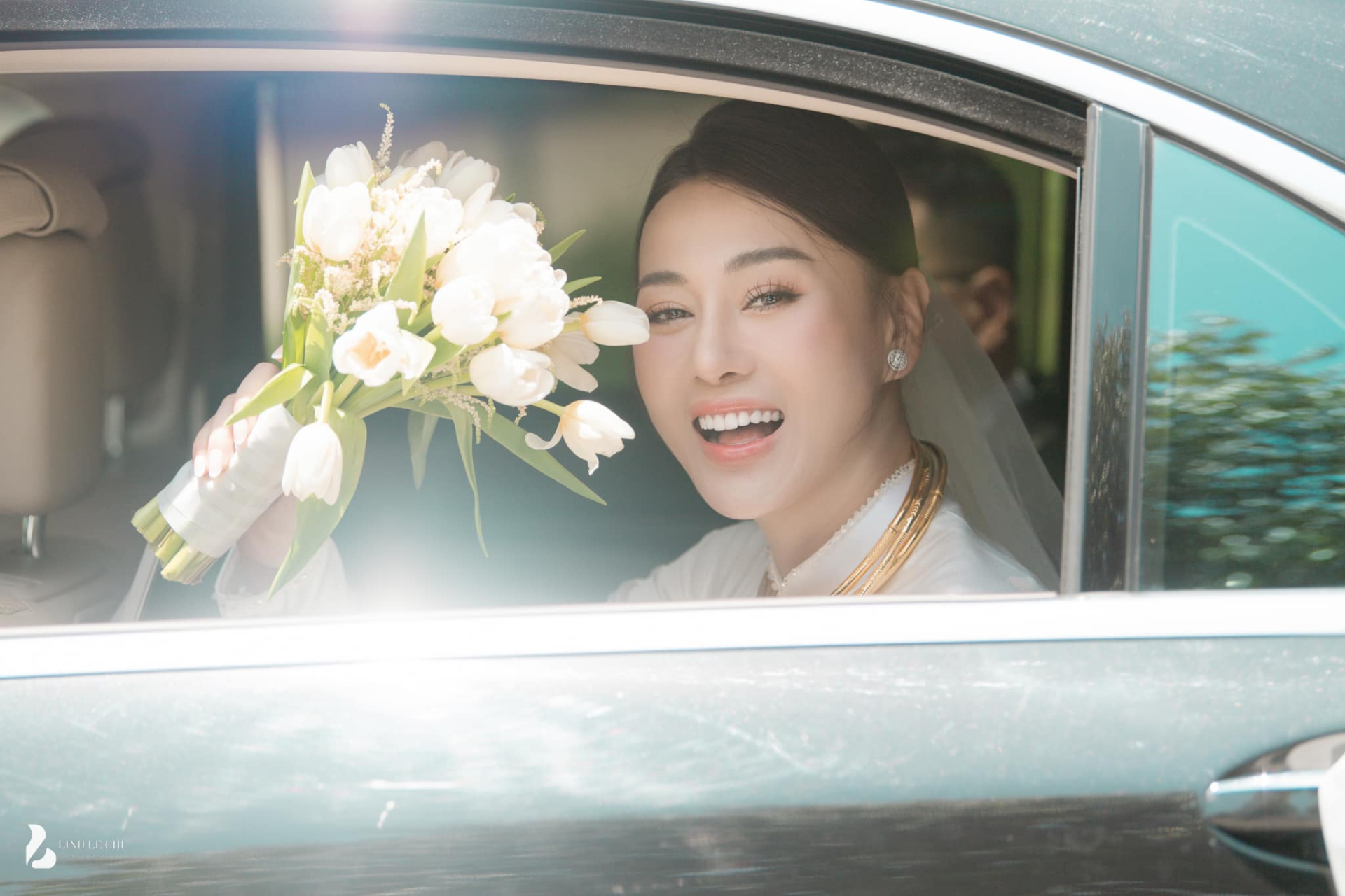 Diễn viên Phương Oanh đi thử váy cưới, ấn định tổ chức hôn lễ cổ tích với Shark Bình sau 2 tháng ăn hỏi - ảnh 5