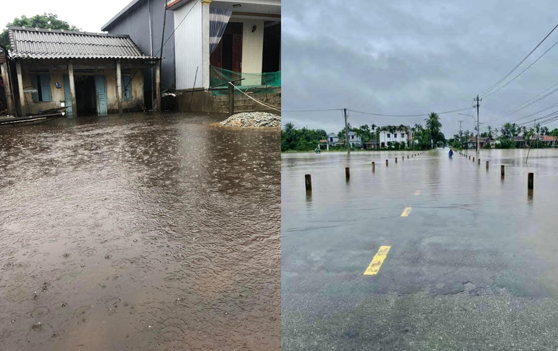 Hàng nghìn học sinh nghỉ học vì mưa lũ ở các tỉnh miền Trung, dự báo sắp đón 3 đợt mưa lớn dồn dập - ảnh 1