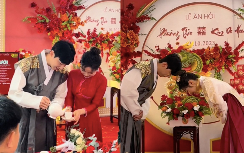 Chàng rể người Hàn Quốc cưới Tiktoker Hải Phòng, đến ngày rước dâu vẫn thắc mắc một câu khiến mẹ vợ phải giải thích - ảnh 3