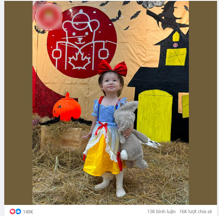 Con gái Salim mới đi học đã thắng cuộc thi ở trường nhờ là “idol mạng xã hội”, hóa trang Halloween cực yêu - ảnh 1