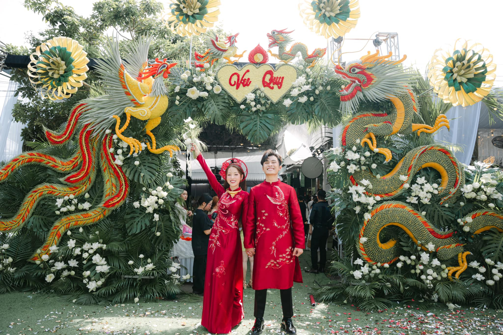 Puka và Gin Tuấn Kiệt nắm giữ kỷ lục cặp đôi sao Việt tổ chức nhiều lễ cưới nhất Vbiz năm 2023 - ảnh 6