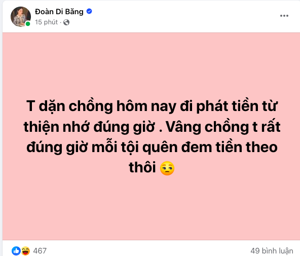 Vợ chồng Đoàn Di Băng đi phát tiền từ thiện, nhưng đến nơi tá hoả vì quên mang tiền, không biết xử lý sao? - ảnh 2