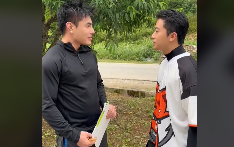 Lê Dương Bảo Lâm và Cris Phan gây tranh cãi khi hôn nhau quay video, CĐM thắc mắc 'có vợ rồi mà'? - ảnh 1
