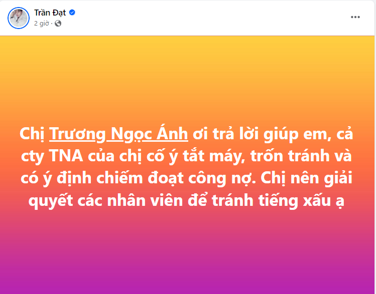 Trương Ngọc Ánh đăng đàn đòi nợ 24 tỷ đồng sau khi bị loạt chủ nợ 'dí' - ảnh 4