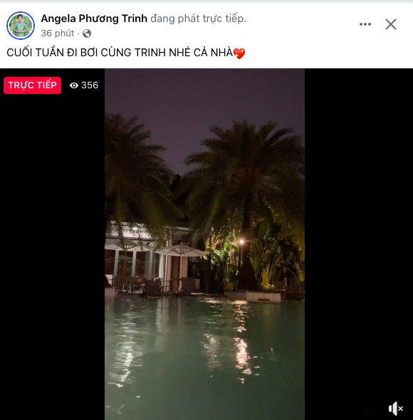 Angela Phương Trinh nhảy xuống hồ bơi livestream sau ồn ào cắt đứt liên lạc với gia đình, tâm lý có bất ổn? - ảnh 3