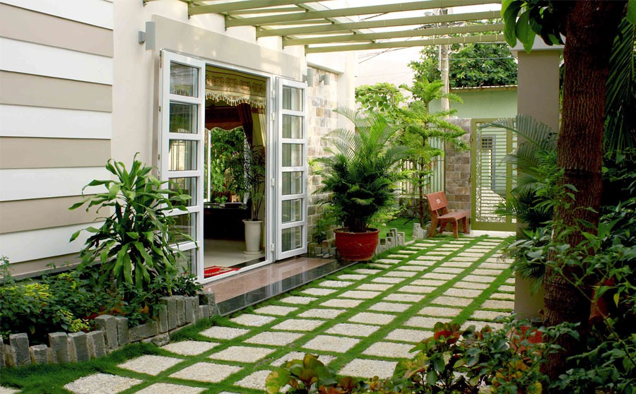 Những mảng xanh trong nhà sẽ giúp xua tan cơn nắng nóng oi bức - Ảnh minh họa