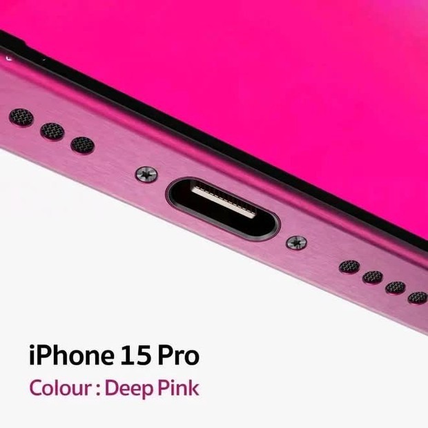 Một số hình ảnh đồn đóa IPhone 15 Pro Deep Pink gây sốt CĐM