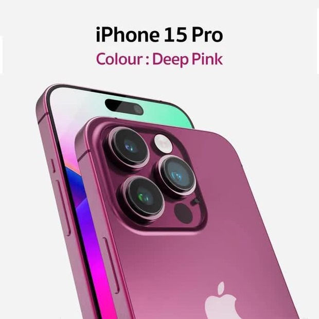 Rò rỉ hình ảnh IPhone 15 Pro màu hồng, liệu có 'soán ngôi' màu đỏ rượu vang? - ảnh 2