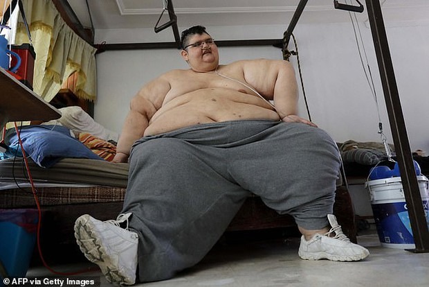 Juan từng được cho là người đàn ông 'nặng nhất thế giới' với 575kg