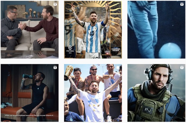 Mỗi bài đăng quảng cáo trên tài khoản mạng xã hội của Messi thu về chục tỷ đồng