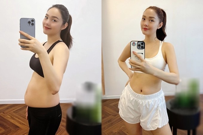 Minh Hằng chia sẻ quá trình giảm cân của mình hậu sinh nở