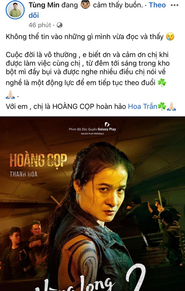Dàn sao Việt gửi lời tạm biệt và mong nữ diễn viên Thanh Hoa ra đi thanh thản