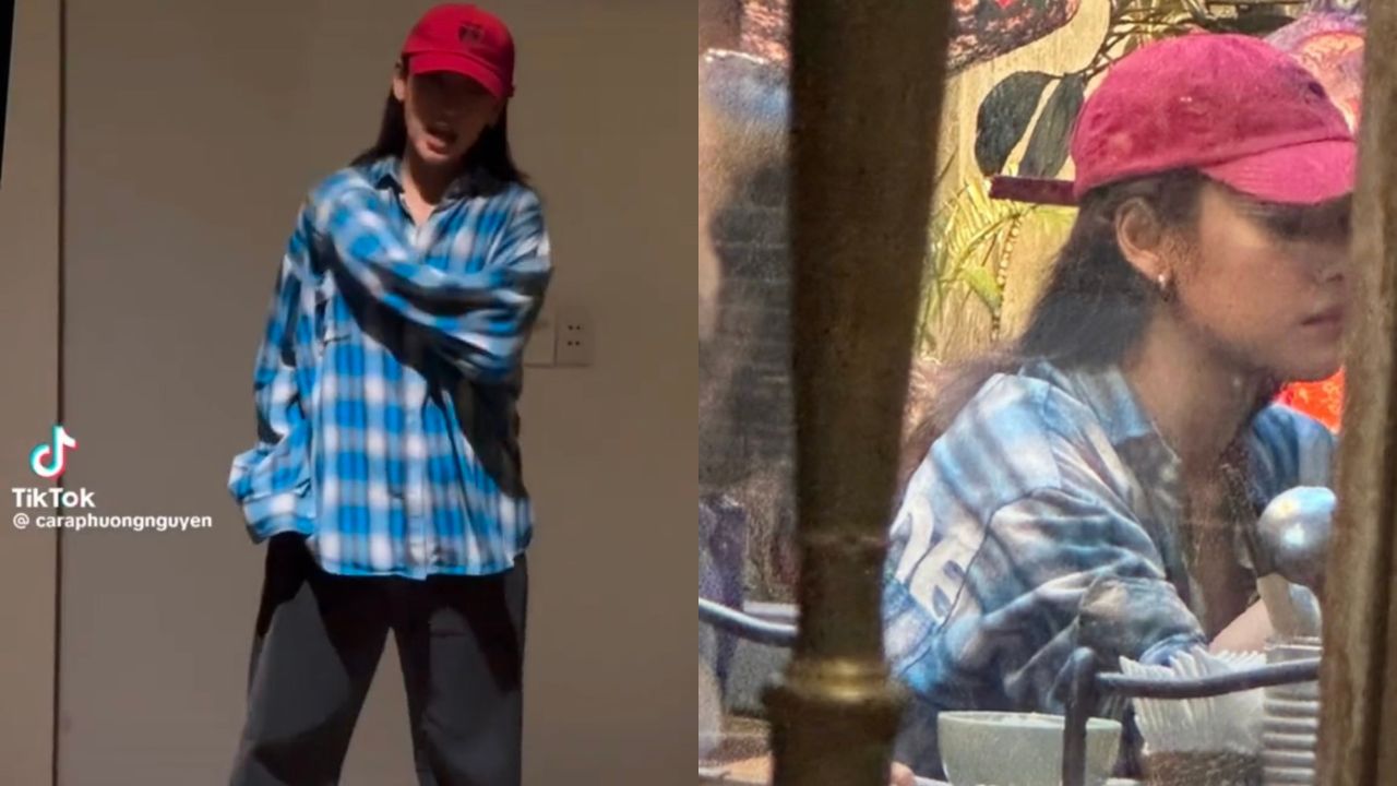 Outfit trong đoạn clip netizen quay được hoàn toàn trùng khớp với đoạn clip nữ ca sĩ từng đăng tải