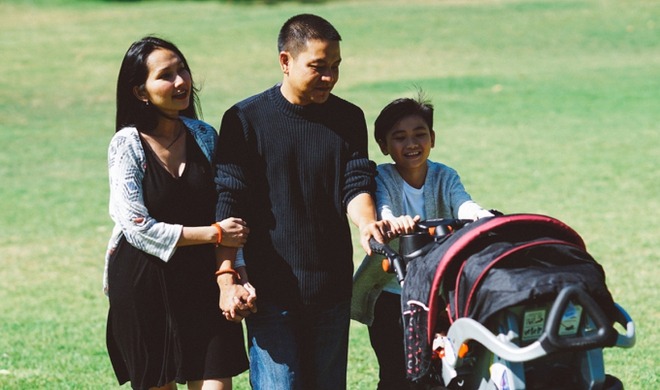 Gia đình Kim Hiền và doanh nhân Andy cùng các con