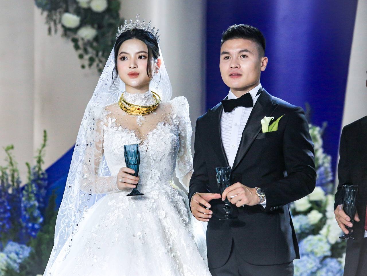 Đám cưới Quang Hải và Chu Thanh Huyền gây sốt mạng xã hội thời gian qua