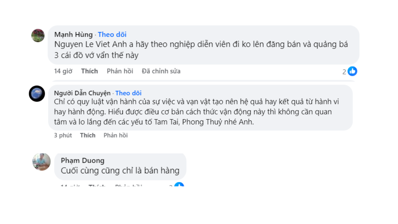 Nhiều người để lại bình luận tranh cãi về vấn đề này